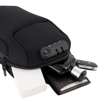 Unisex Eingebauter Ladeanschluss Umhängetasche | Anti-Diebstahl