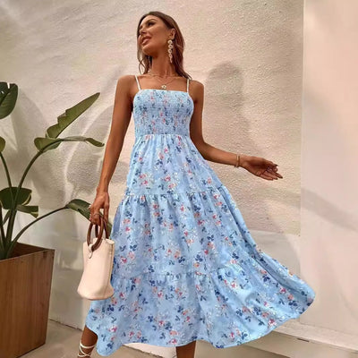 Jennifer – Florales Sommer Strandkleid