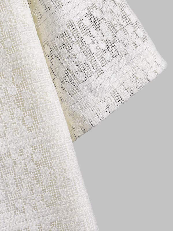 Agapito - Trendiges geometrisches Karomuster-Hemd mit kurzen Ärmeln