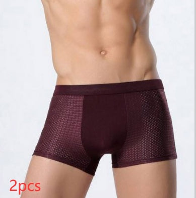 Rowan – Hochwertige Herren-Boxershorts aus Eiskrepp mit Mesh