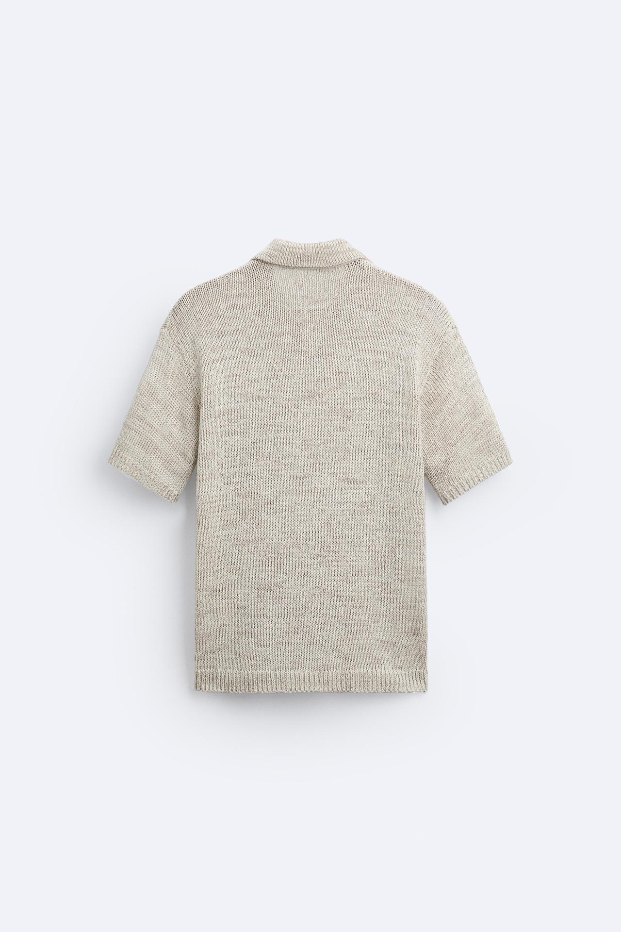 Lässiges Strickpolo im Vintage-Look