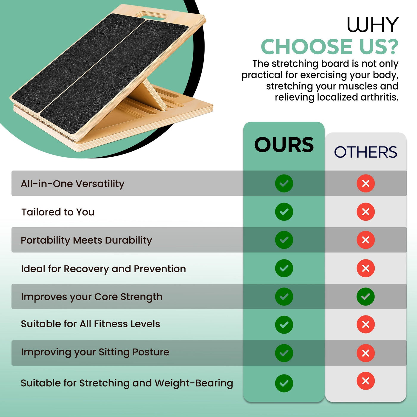 FlexiBrett™ Balance und Kraft Verbessern