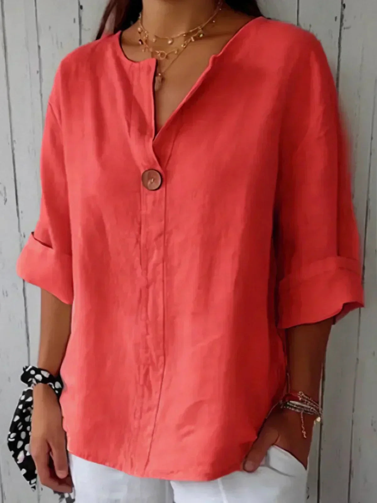 Lara | Stylische Bluse mit V-Ausschnitt
