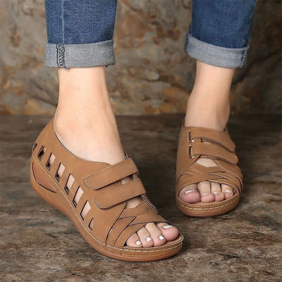 Emily – Sommer Damen Sandalen Wedge Sandalen Casual Damen Schuhe Plattform Sandalias Übergröße Offene Schuhe Übergröße