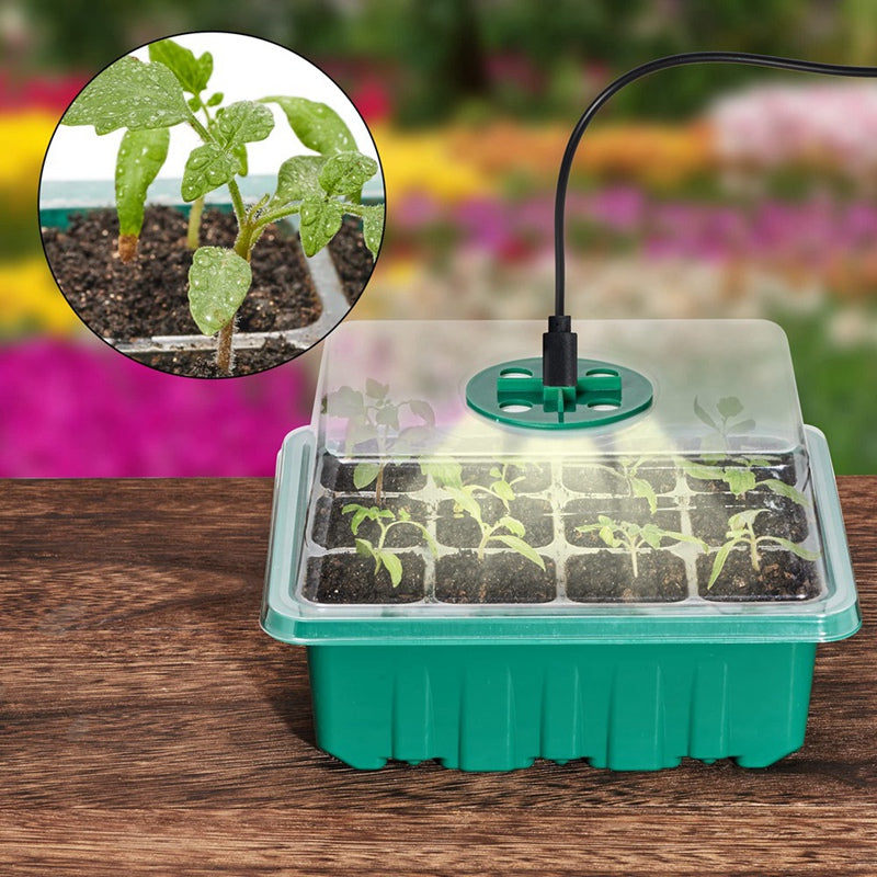 GrowPro™ - Seed Starter Trays mit Wachstumslicht