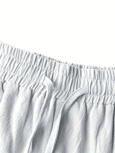 Callan – Lässige Leinen Shorts Mit Tasche