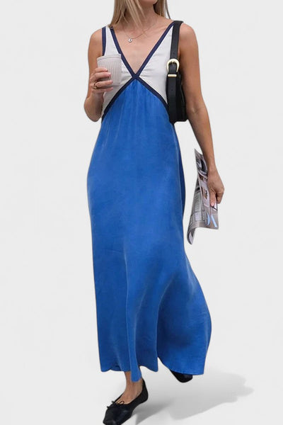 Vida – Elegantes ärmelloses Langes Kleid