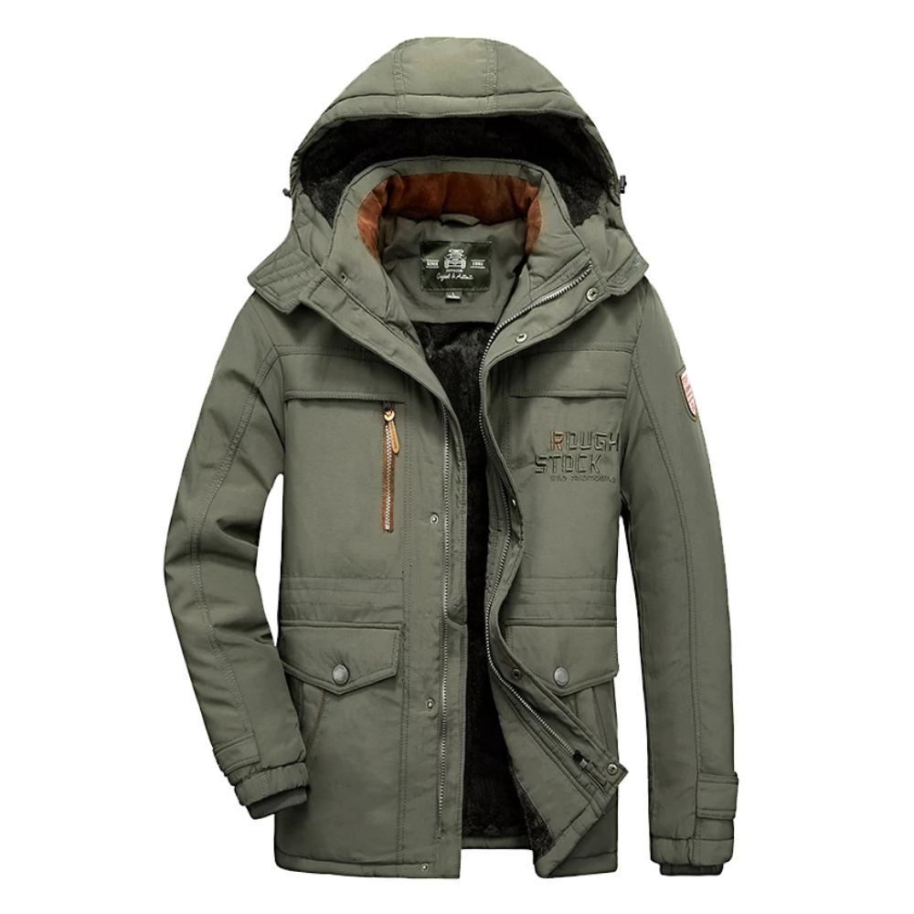 Pawel – Robuste Herren-Winterjacke mit Fellfutter