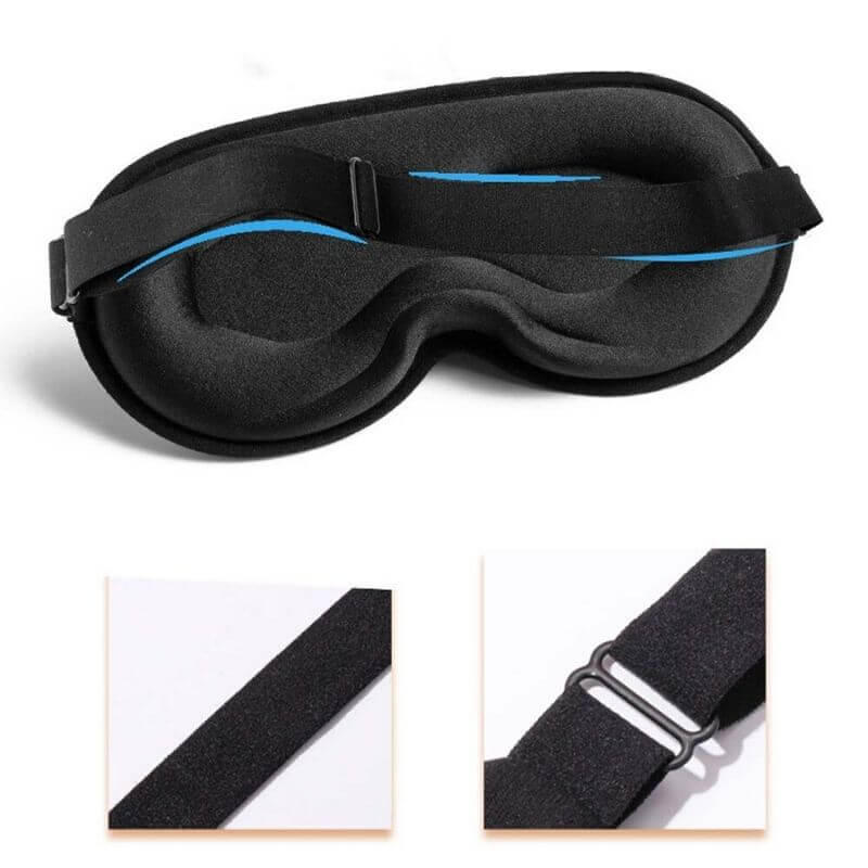 SleepBliss™ 3D Memory-Schaumstoff-Seiden-Schlafmaske