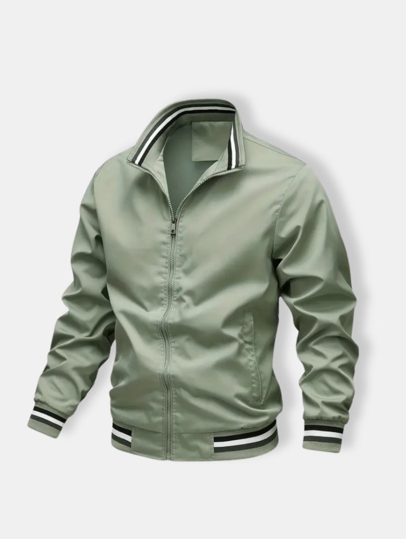 Herren Reißverschluss Lässige Bomberjacke | Langarm