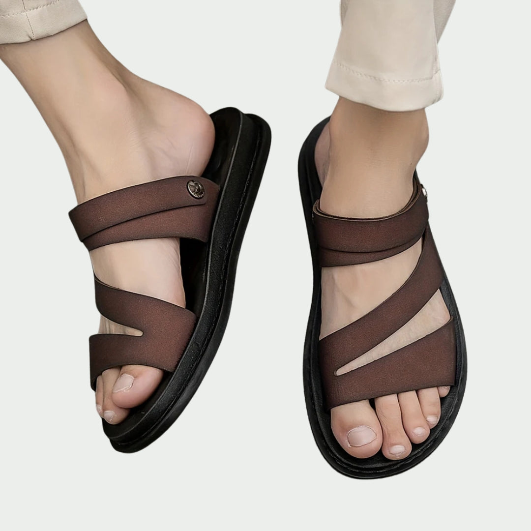 Ryan - Lässige Leder Sandalen