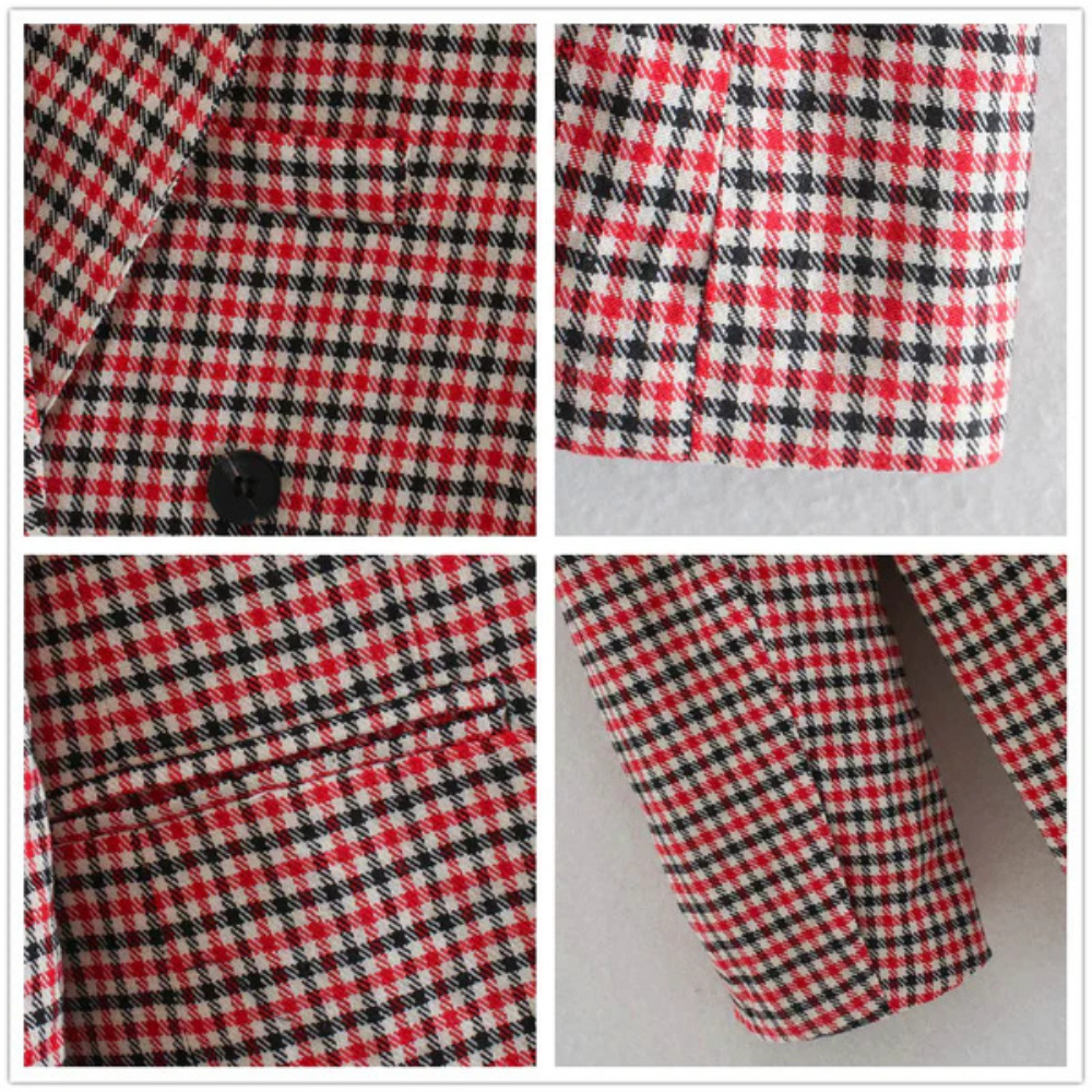 Maddison - Eleganter Blazer mit Karomuster