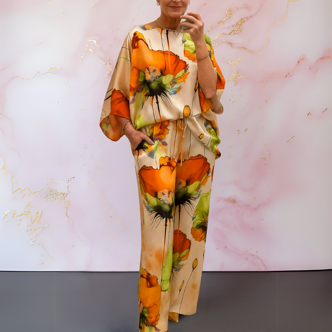 Pelaez – Elegantes Zweiteiliges Set Mit Drucken