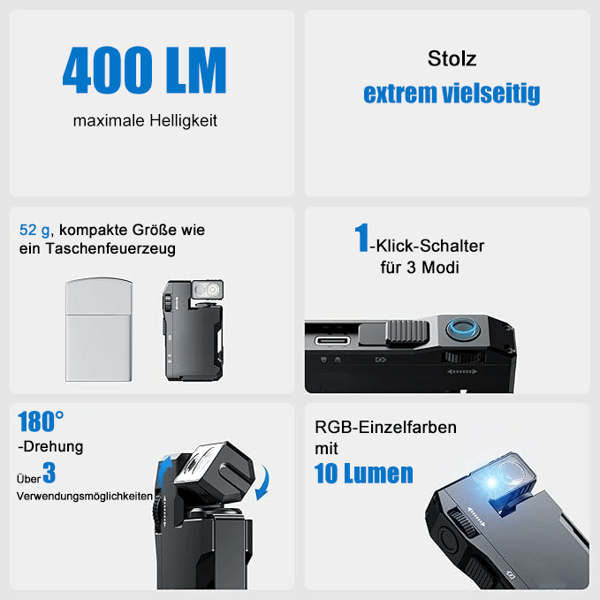 Lumenix™ - G5 Rechargeable EDC Flashlight