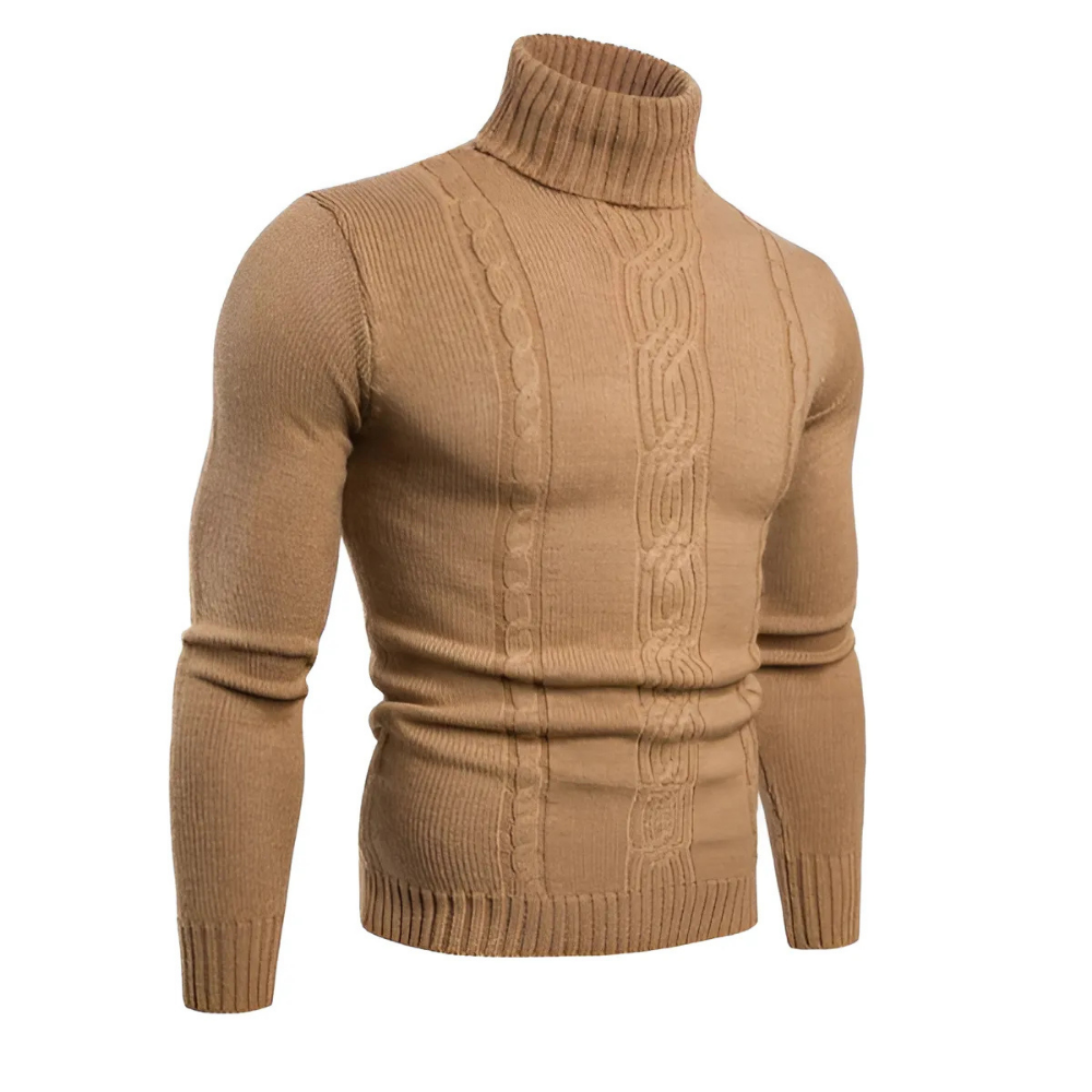 Auguste – Warmer Strickpullover mit Rollkragen
