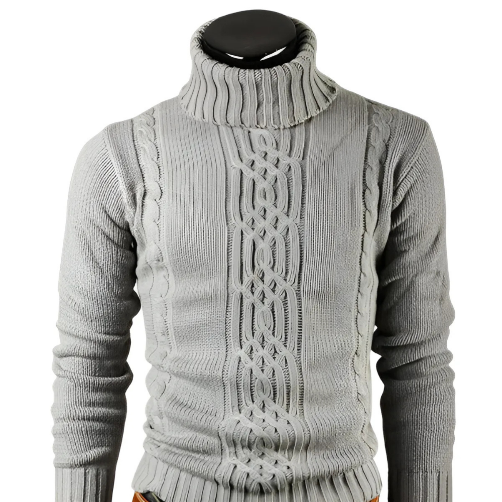 Auguste – Warmer Strickpullover mit Rollkragen