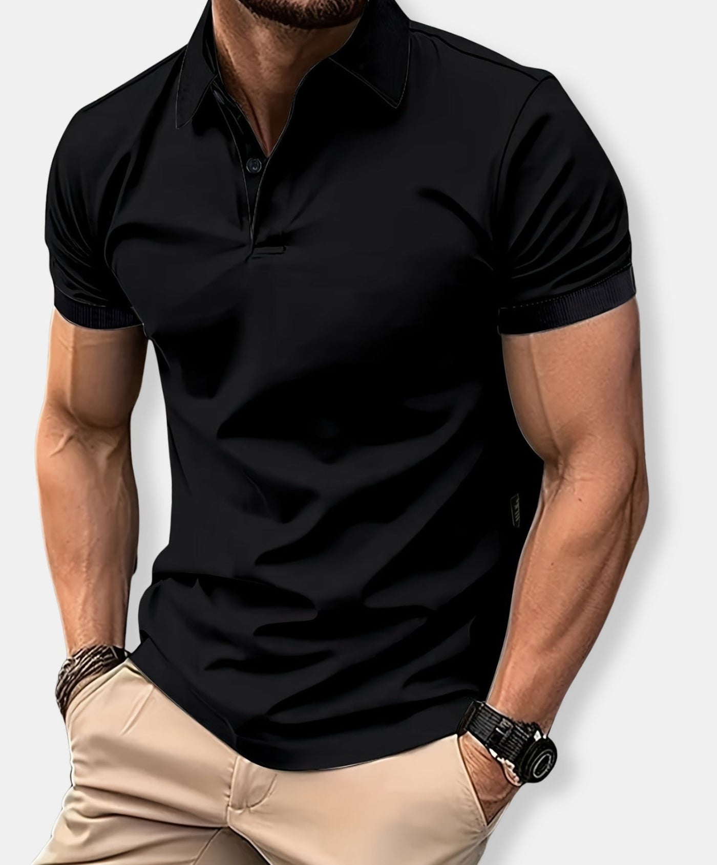 Lässiges Kurzarm Poloshirt Für Herren | Sommer