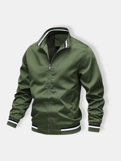 Herren Reißverschluss Lässige Bomberjacke | Langarm