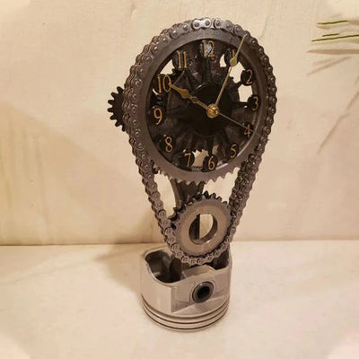 Gearluxe™ Elektrisch Drehende Zahnraduhr