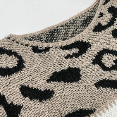 MARA - Pullover mit Leopardenprint