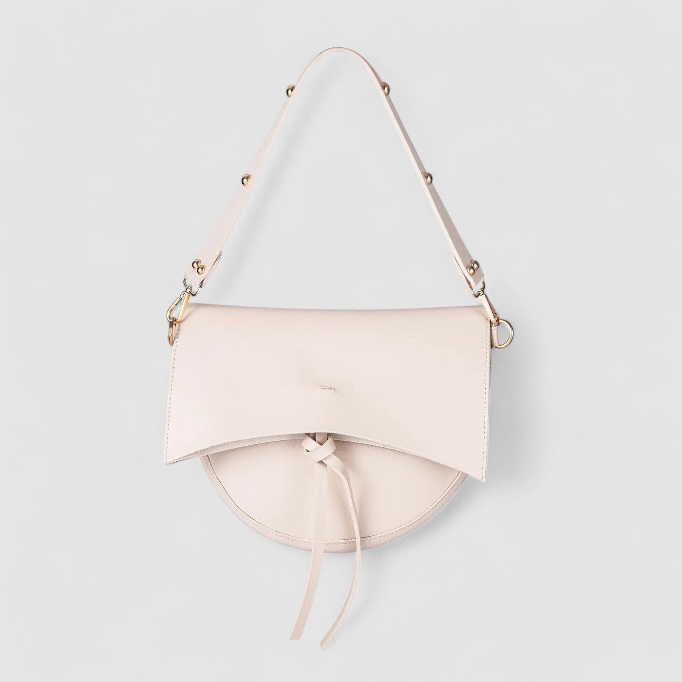 Vintage Damen Schultertasche – Vegan Leder mit Pouch & Canvas Gurt