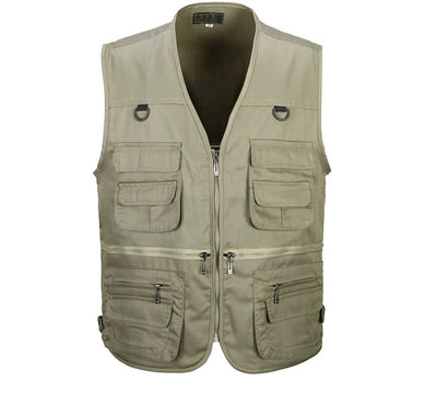Brian – Anglerweste für Outdoor-Arbeiten aus hochwertigem Polyester-Baumwolle