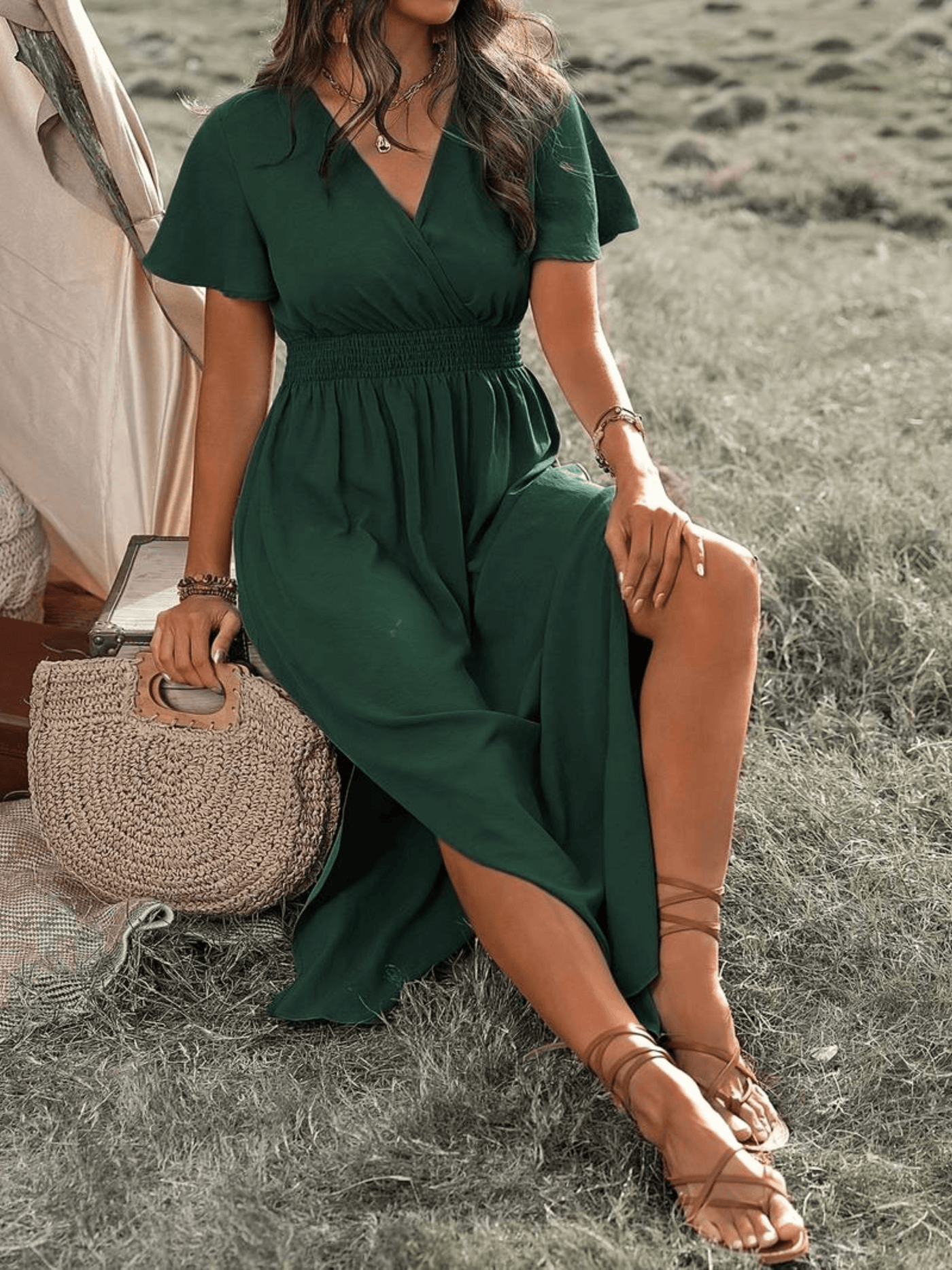 Luisa | Elegantes langes Kleid