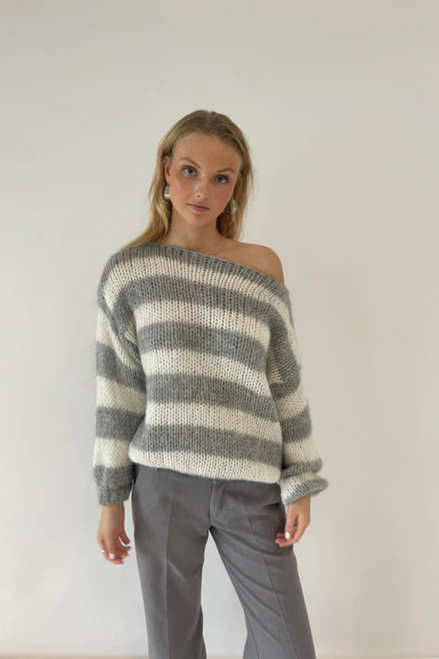 Sienna™ Strickpullover Grau