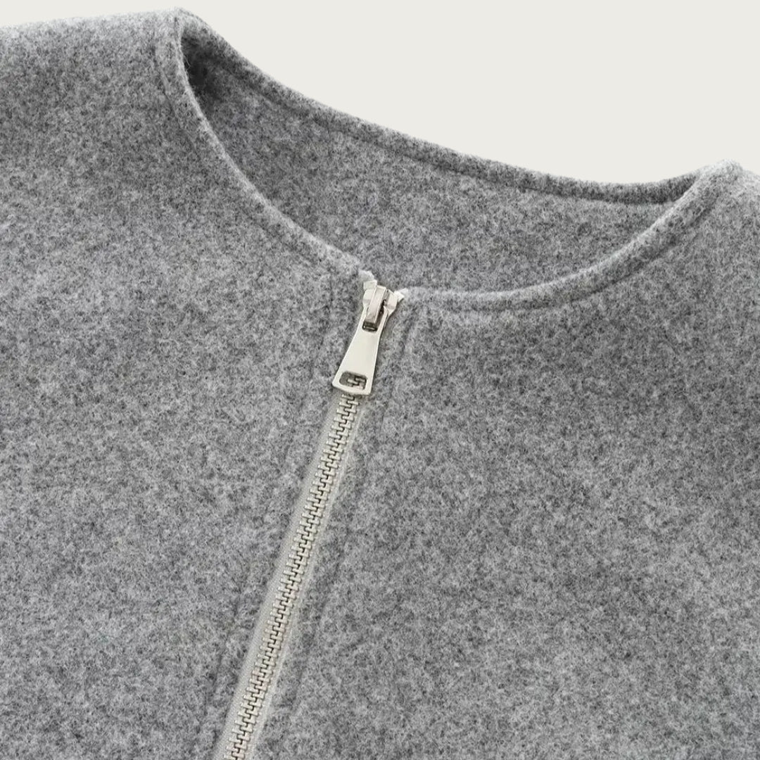 Damen Langarm Übergangsjacke | Gekürzte Passform