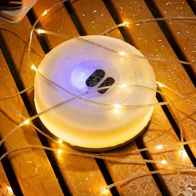 Aufrollbare Lichterkete - LED-Campinglichterkette