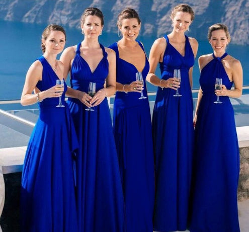 Damen Maxikleid mit tiefem Rückenausschnitt und variablen Bindeträgern – Elegantes Abendkleid für besondere Anlässe