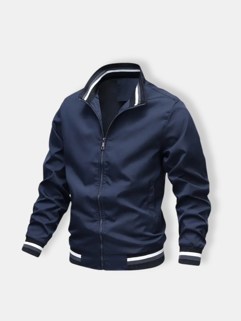 Herren Reißverschluss Lässige Bomberjacke | Langarm