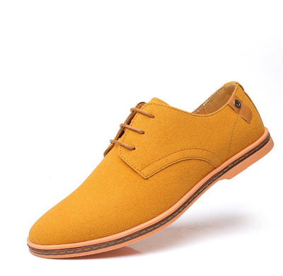 Klassische Herren-Derby-Schuhe in Grau – Elegantes Design aus Wildleder