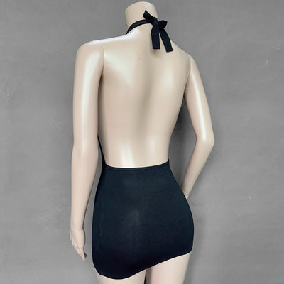 Diana – Sexy Rückenausschnitt Mini-Kleid Bodycon