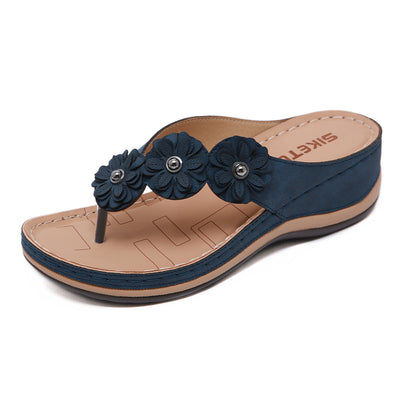 Andrea – Retro Sandalen für Damen mit Wedge-Style für den Outdoor-Strand