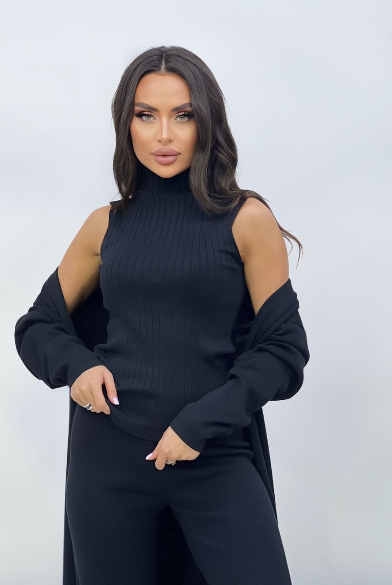 Mandy | Stijlvolle en Zachte Driedelige Set