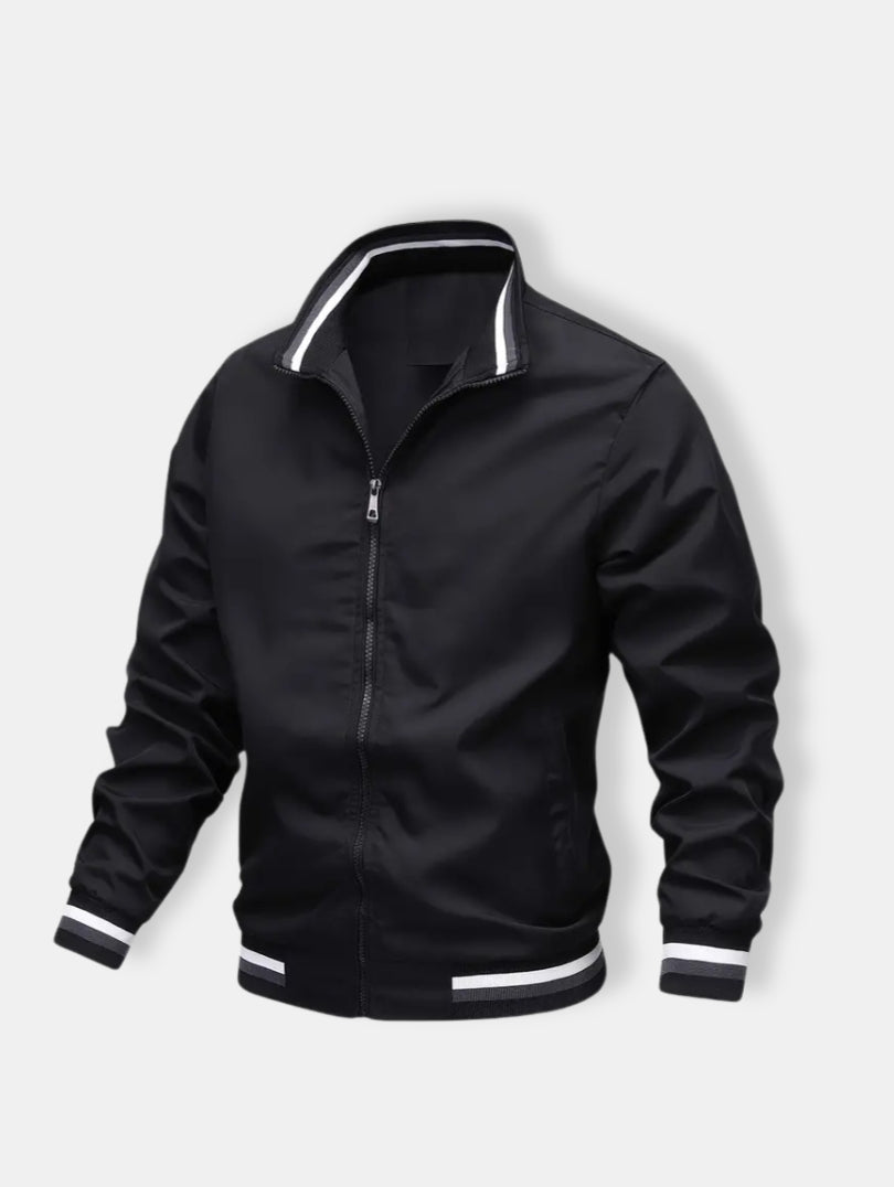 Herren Reißverschluss Lässige Bomberjacke | Langarm