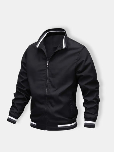Herren Reißverschluss Lässige Bomberjacke | Langarm