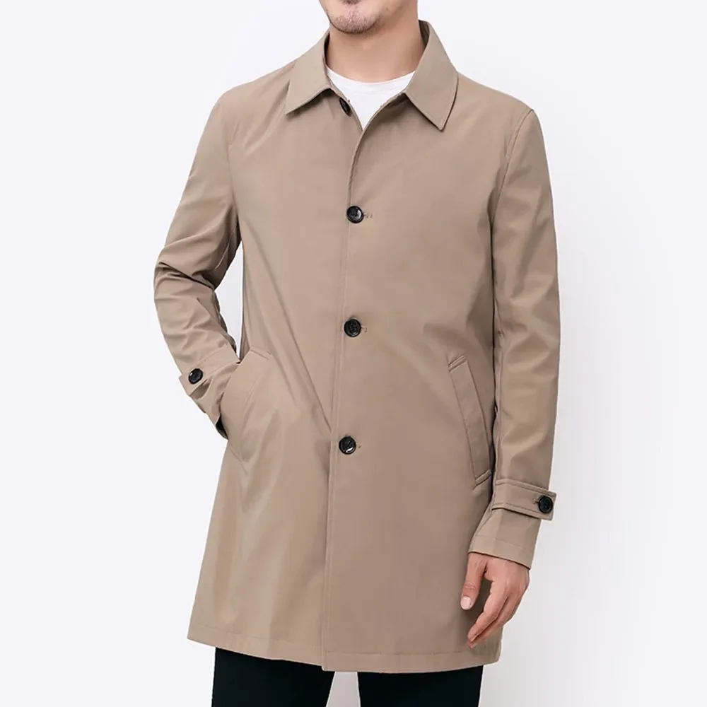Moritz – Klassischer Herren-Trenchcoat in Beige