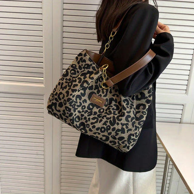 Tote Tasche mit Leopardenmuster