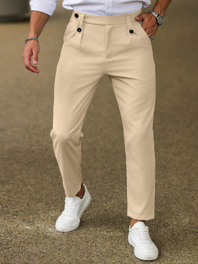 Andrea | Elegante beige Hose für Herren