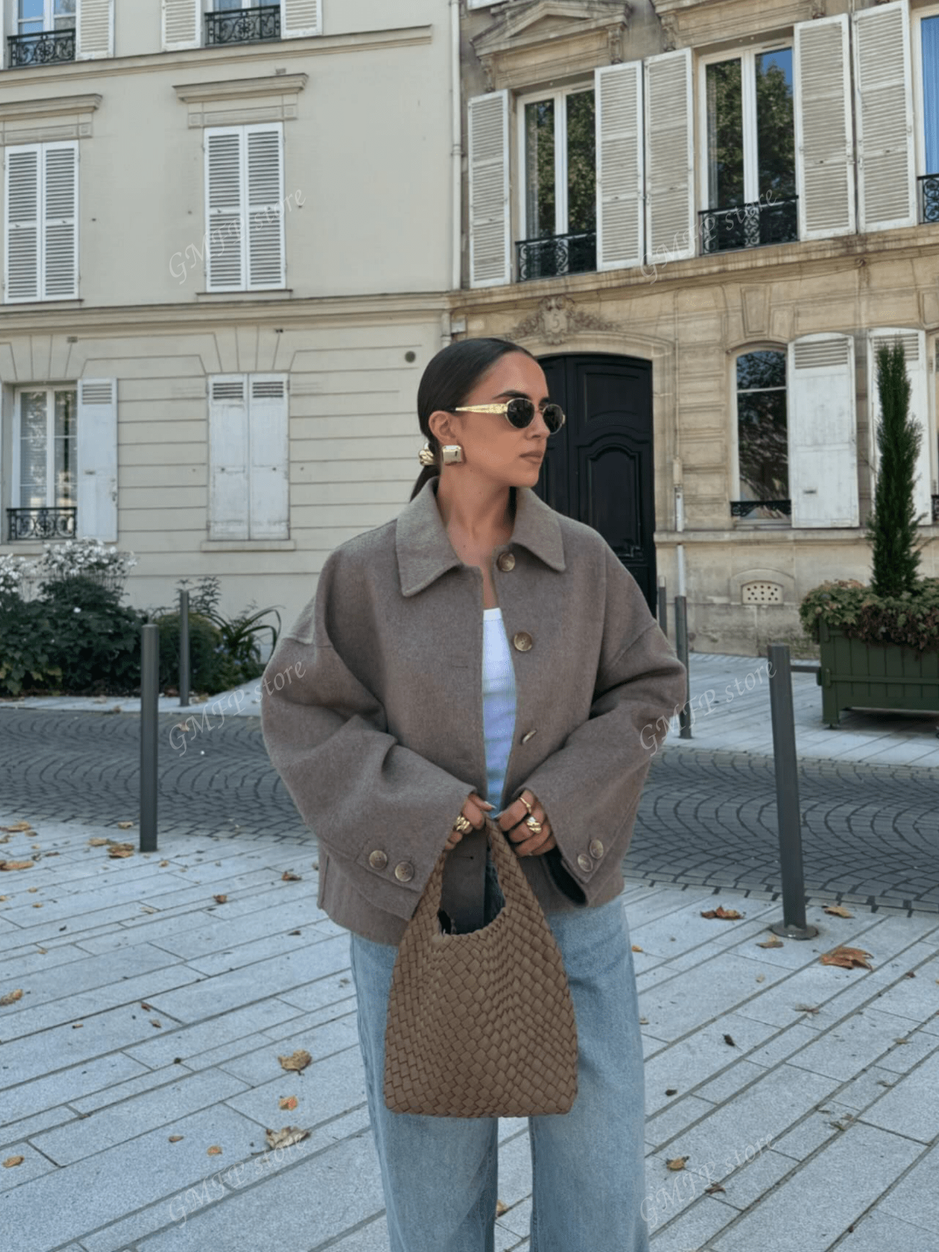 Cropped Wolljacke mit Knopfleiste – Zeitlos, Parisian & Herbstready