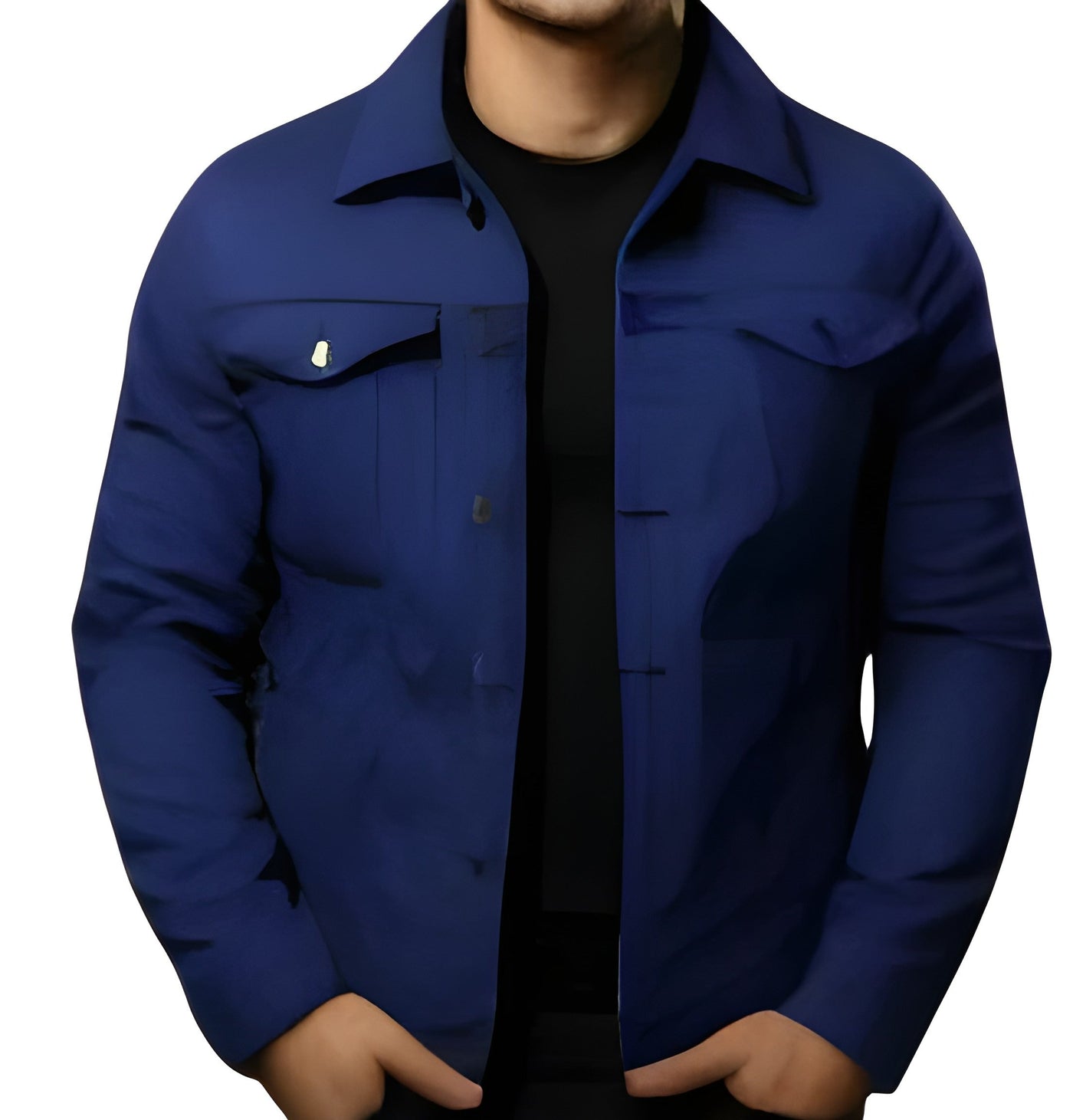 Klassische Herren Jeansjacke