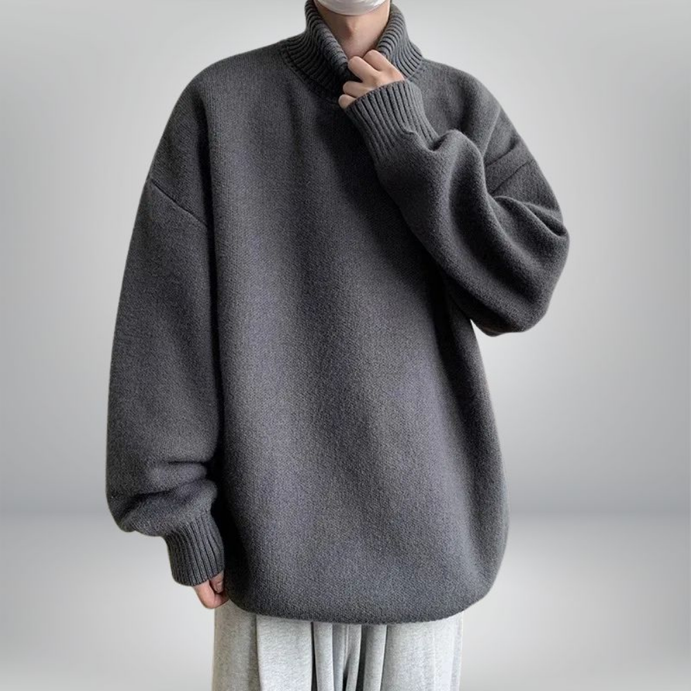 Jethro – Oversized Herrenpullover aus weichem Strick