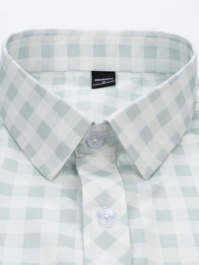 Oktoberfest Karohemd Herren – Kurzarm Trachtenhemd in Rot-Weiß