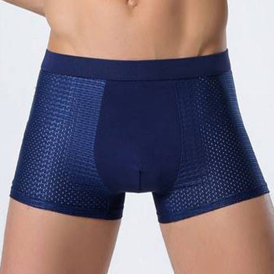 Rowan – Hochwertige Herren-Boxershorts aus Eiskrepp mit Mesh