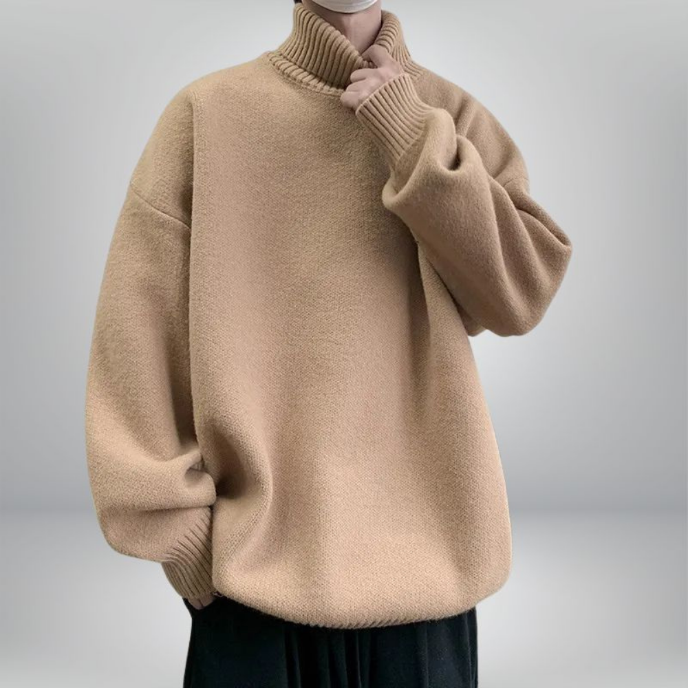 Jethro – Oversized Herrenpullover aus weichem Strick