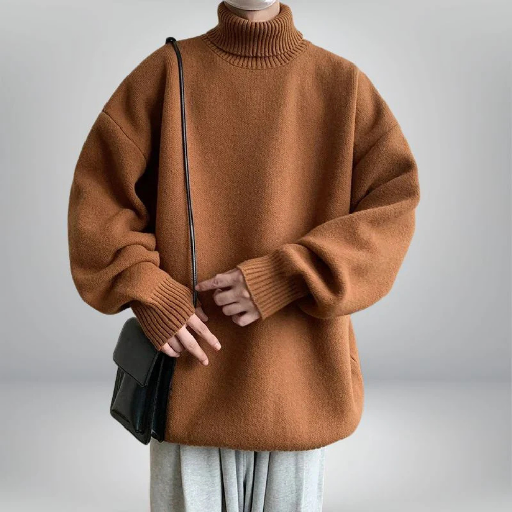 Jethro – Oversized Herrenpullover aus weichem Strick