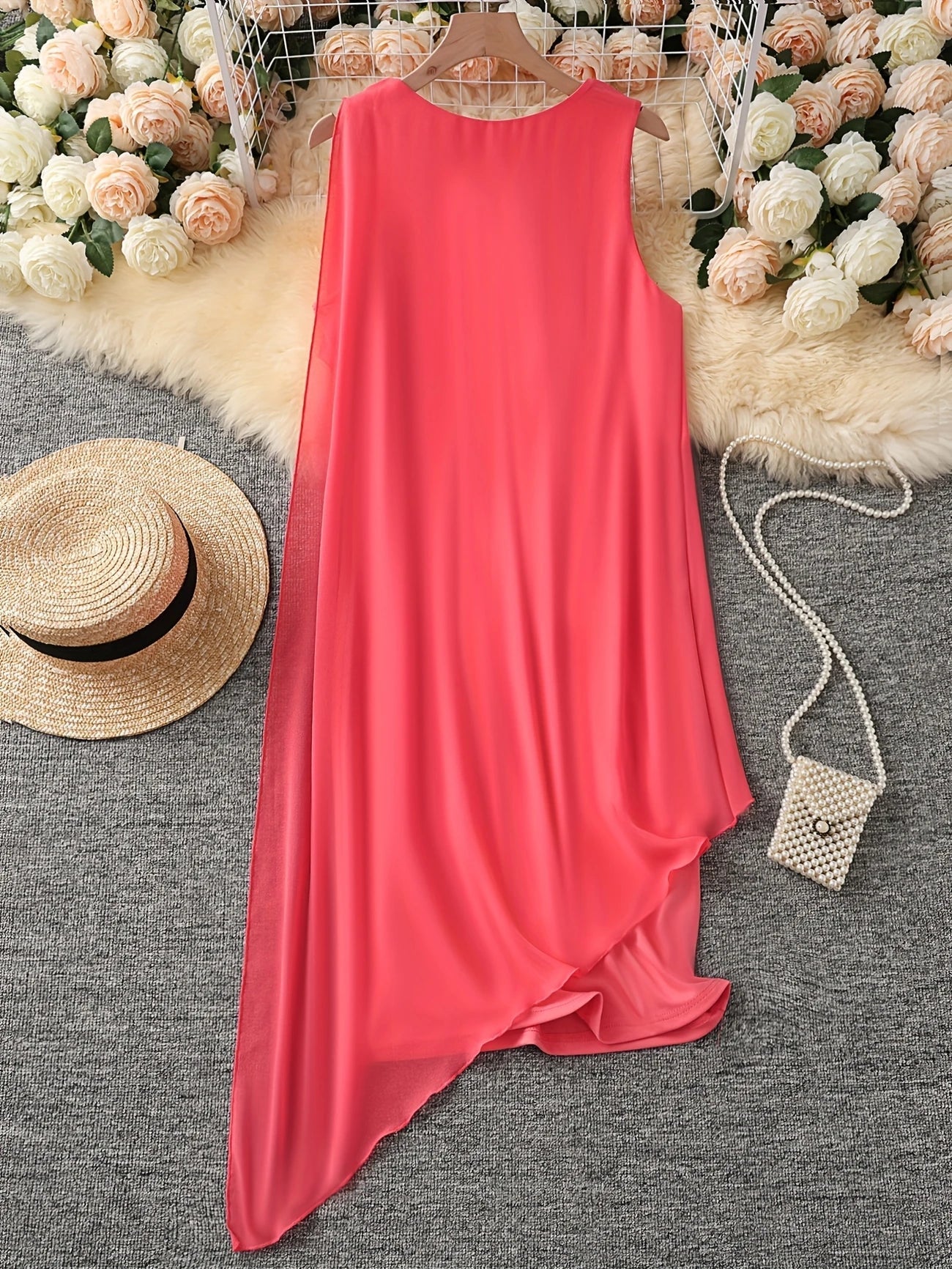 Maren – Elegantes Midi Kleid Mit Ärmellos