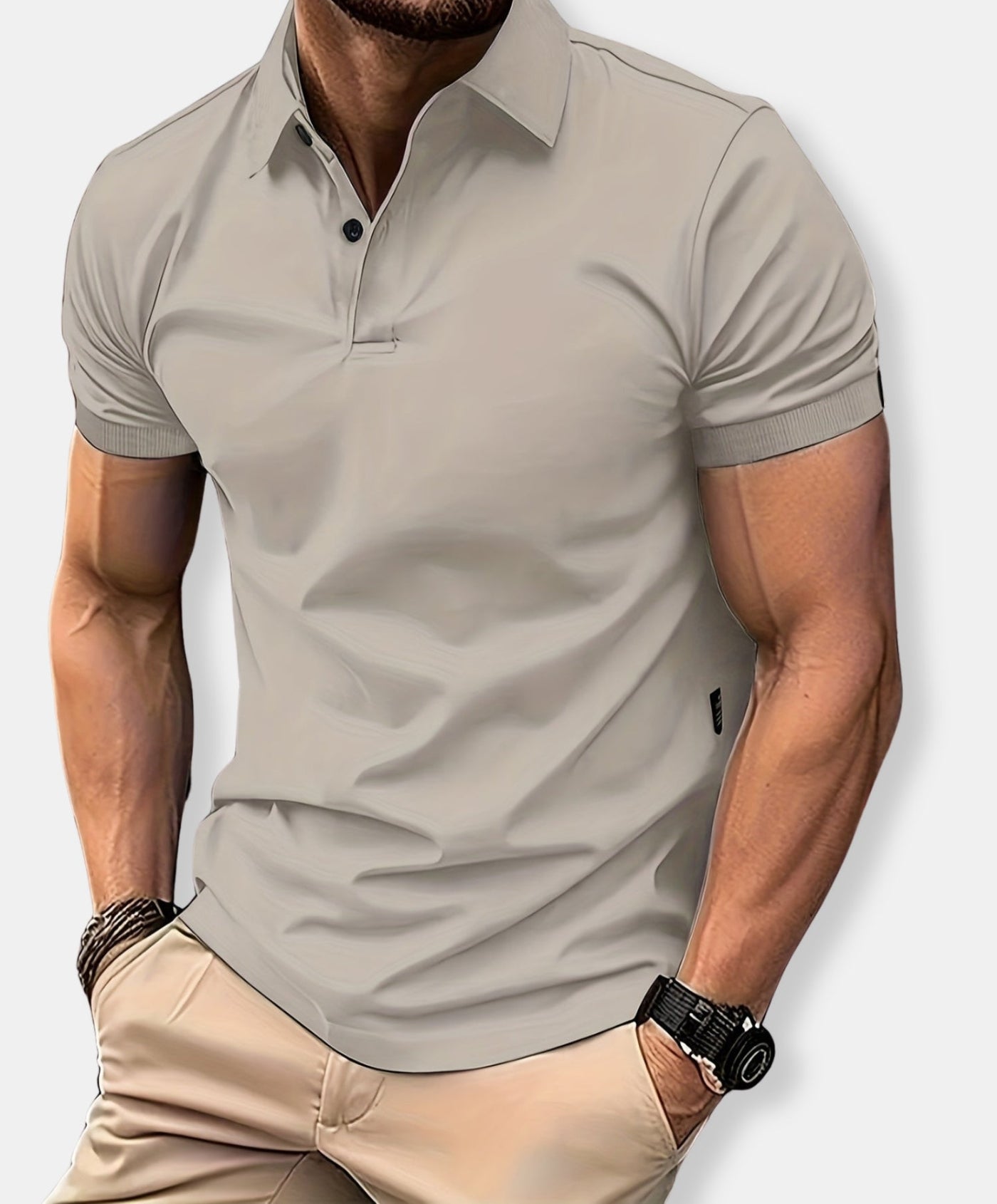 Lässiges Kurzarm Poloshirt Für Herren | Sommer